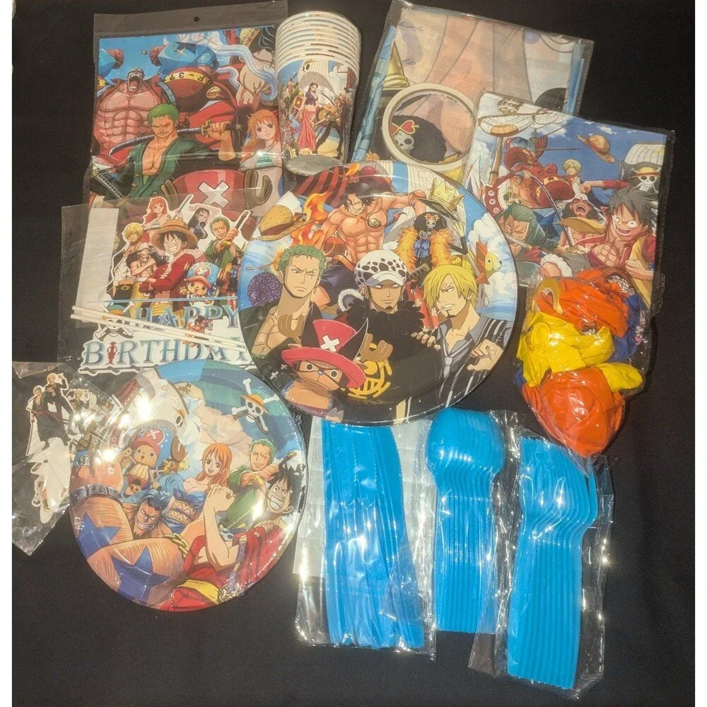 One Piece Anime Birthday Party Decorations